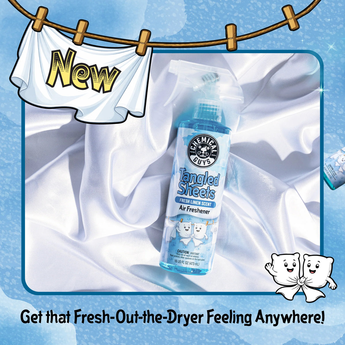 Tangled Sheets Fresh Linen Scent Air Freshener Spray