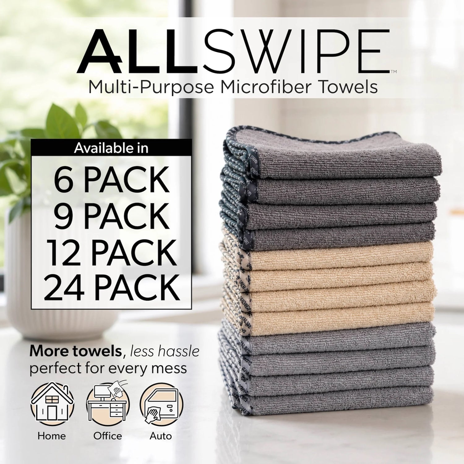 AllSwipe Multi-Purpose Microfiber Towels