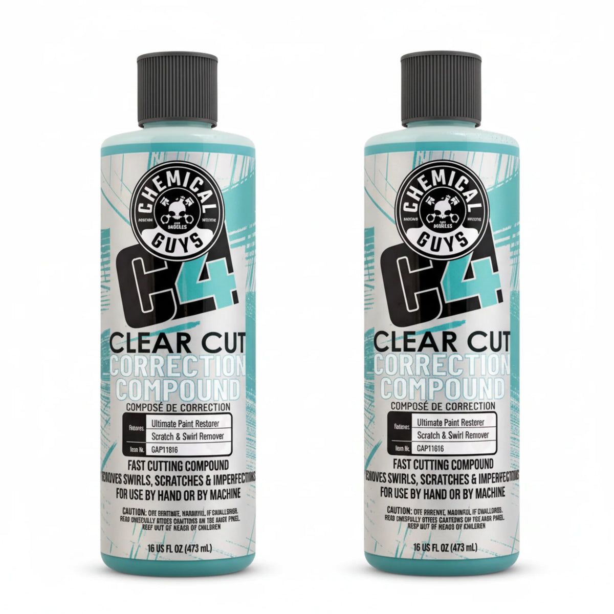 C4 Clear Cut Correction Compound (2-Pack)