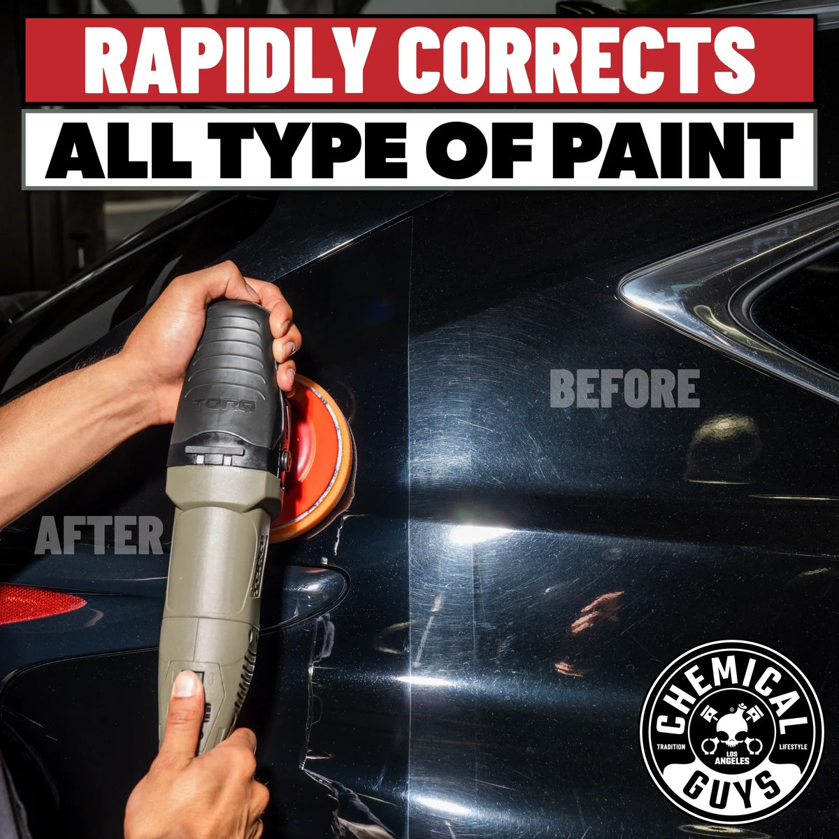 Restoration Use 2 Step TORQ R Rotary Polisher Kit